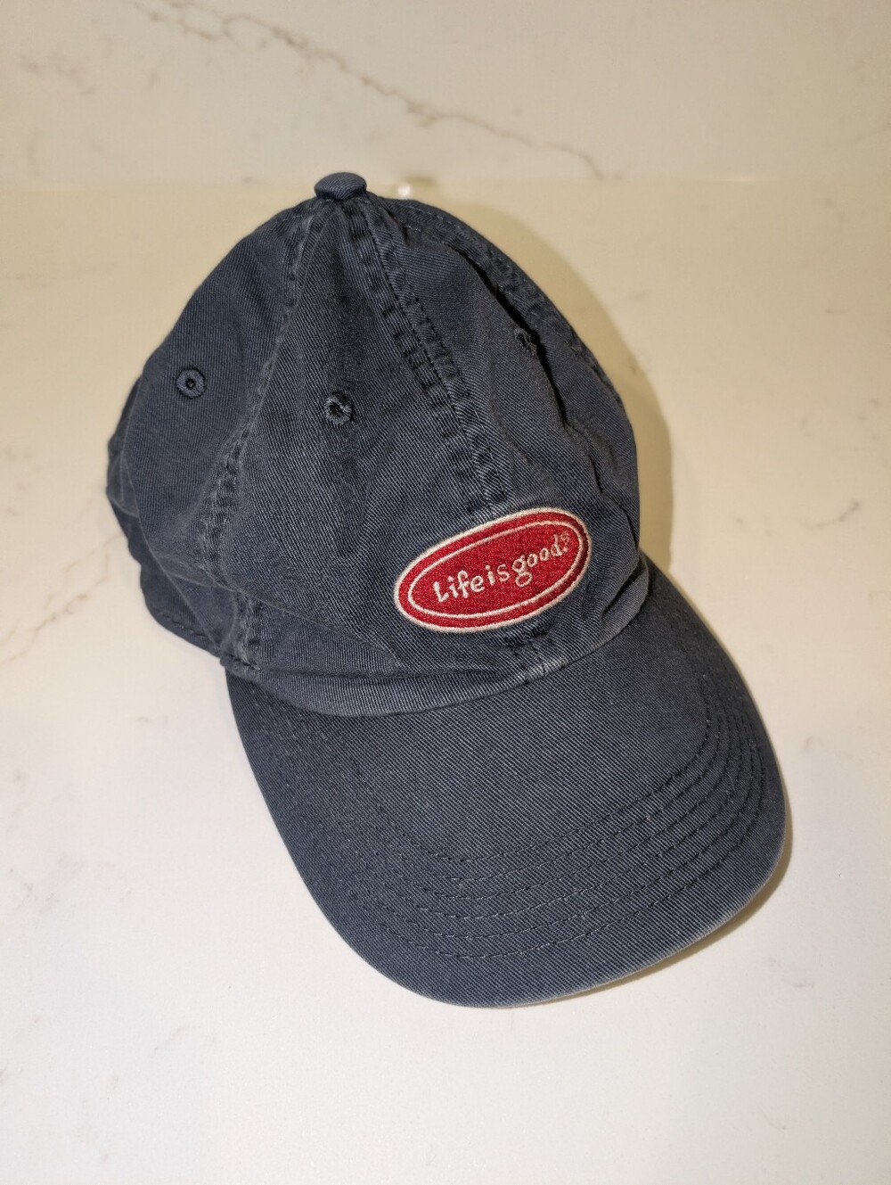 Life Is Good Navy Blue Baseball Cap